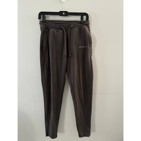 Alphalete Pants Mens Medium Brown Essential Core Jogger Sweatpants Athleisure - Picture 1 of 7